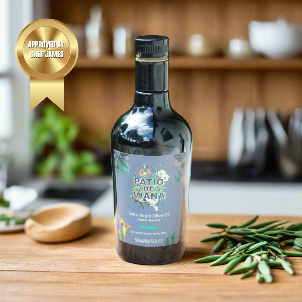 
                  
                    Bundle: Patio de Viana Extra Virgin Olive Oils. Chef James’ private selection.
                  
                