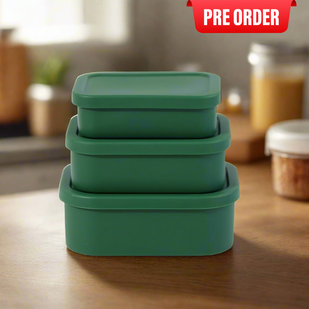 Exclusive Pre-Sale - Mealbox by Chef James: Silicone Food Storage Containers (6 pieces)